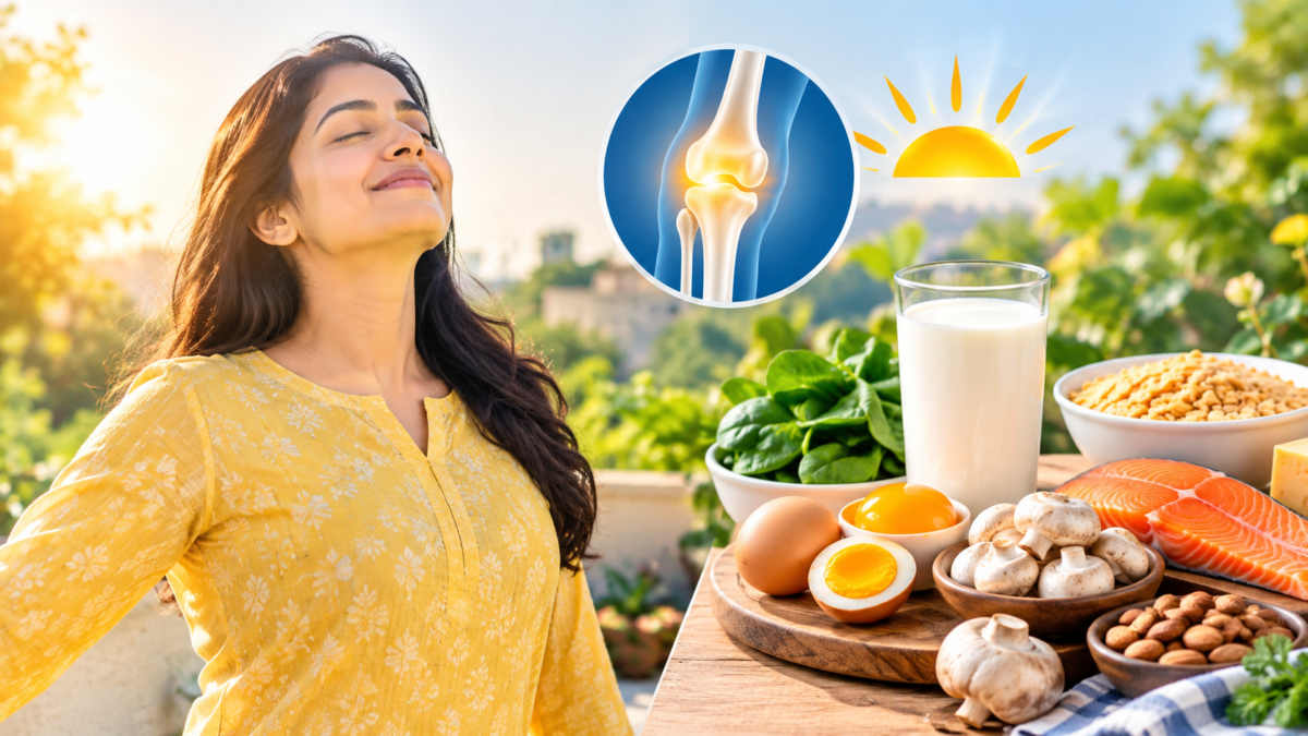 Vitamin D ની ઉણપના સંકેતો અને Vitamin D મેળવવાના ઉપાય